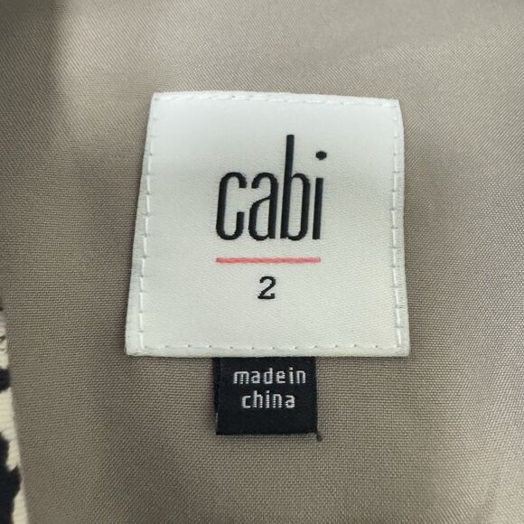 Cabi Womens Phyton Blazer Jacket Size 2 Double Breasted Stretch Casual Career - Picture 6 of 12